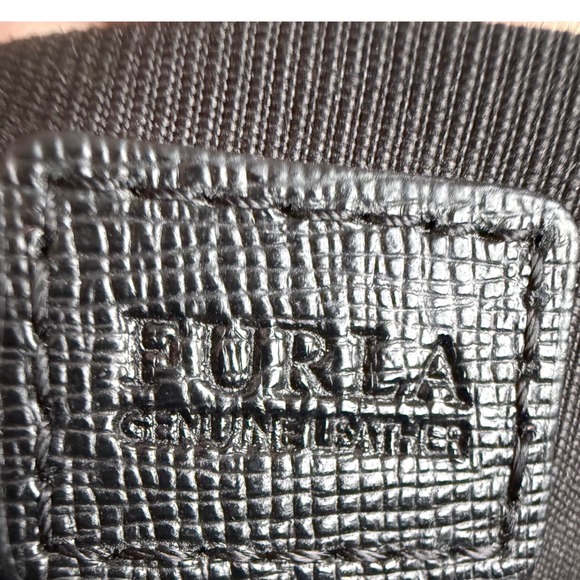 Furla Black Dome Crossbody Bag Chain Strap Gold Hardware - Picture 2 of 16